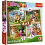 Puzzle Trefl 4w1 Masza i Niedźwiedź - 2